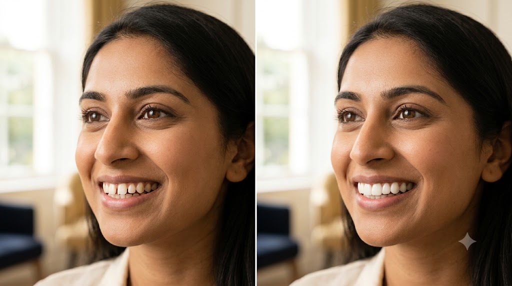 Before / after — bonding