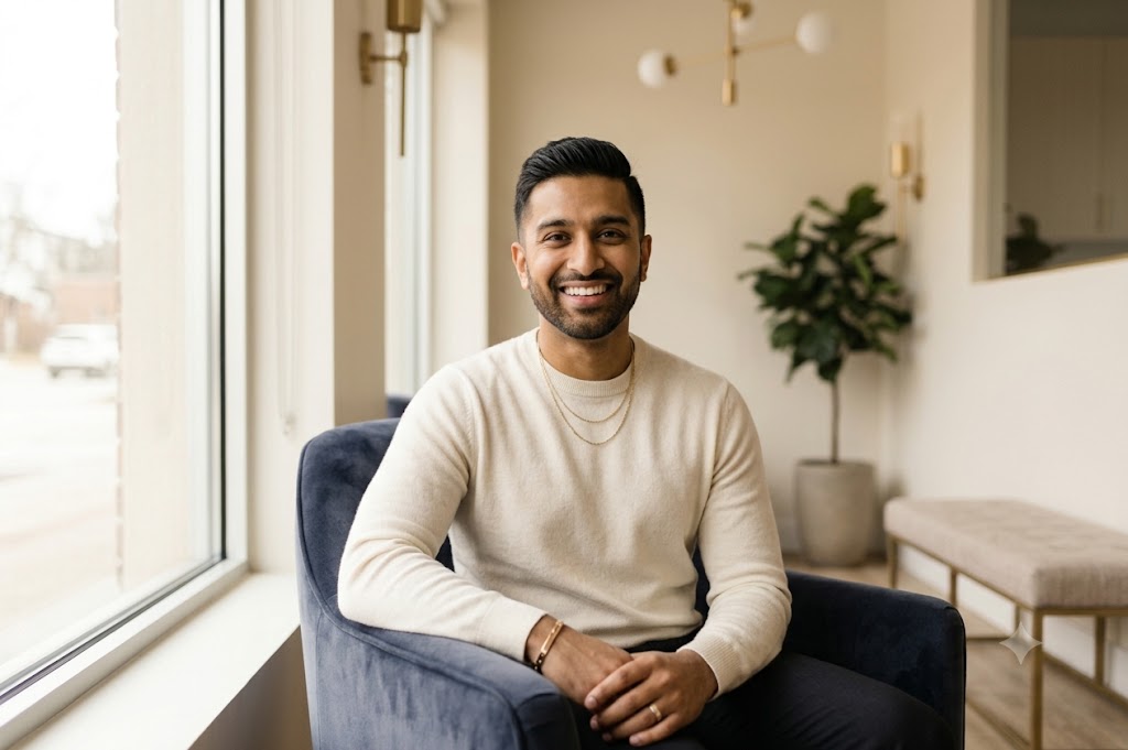 Portrait - cosmetic patient, post-treatment smile